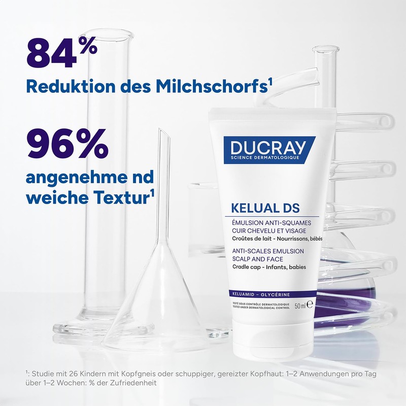 Ducray KELUAL Anti-Milk Scab Emulsion for Babies and Toddlers, Effective