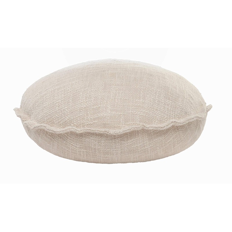 LR Home Solid Birch Throw Pillow, 20" x 20" Round