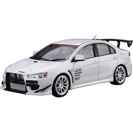 Aoshima Bunka Kyozai 1/24 The Tuned Car Series No.19 Mitsubishi C-WEST CZ4A Lancer Evolution X '07 Plastic Model (Automotive)