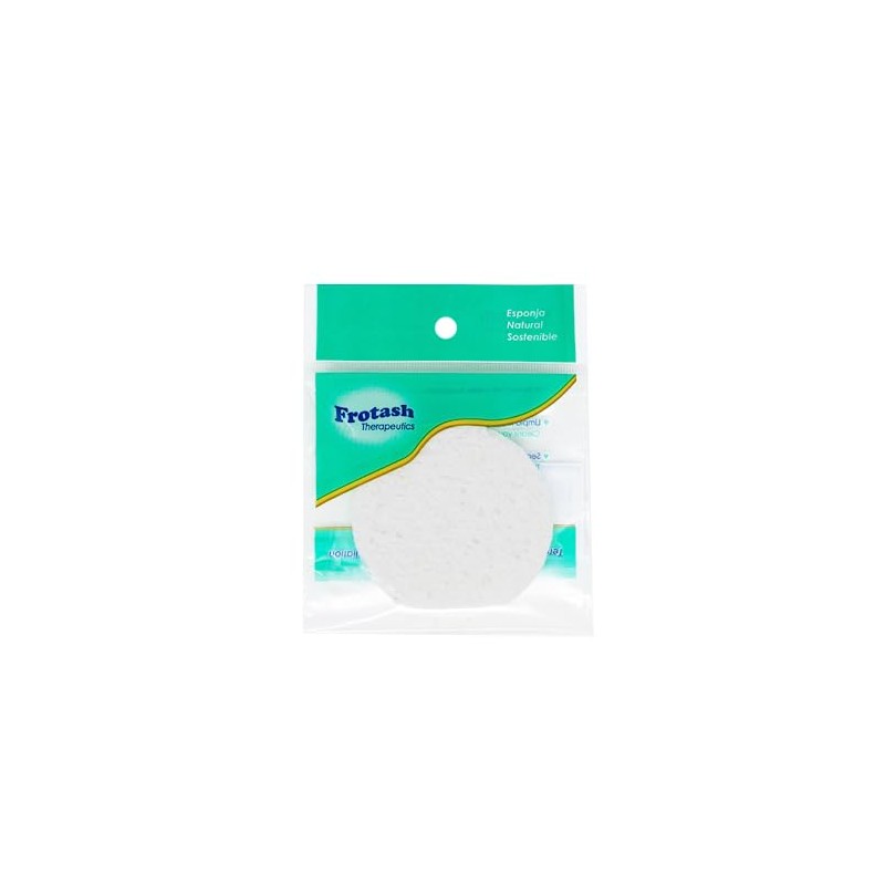 Esponja Facial de Celulosa Color Blanco 12 Piezas