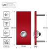 MSH Modern Stainless Hardware Model R7 Red Doorbells, R-Series Anodized