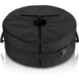Flagest Parasol Base Weights Bag, Heavy Duty Umbrella Sand Base Up to 88lb,Side Opening Sturdy Sunshade Base Stand Sandbags,Outdoor Parasol Weights Holder, Adjustable Diameter for All Kinds of Parasol