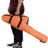 Portable Orange Oxford Chainsaw Carrying Bag Case Protective Storage Bags