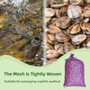 deebree Mesh Firewood Bags 22"×18" 150 Per Pack Crawfish Sacks,
