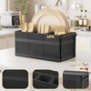 Yaoyiizy Wood Silverware Caddy Utensil Caddy for Party, Cutlery Holder