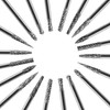 Pilim Tungsten Carbide Burr Set 1/8 (3 mm) Shank, Die