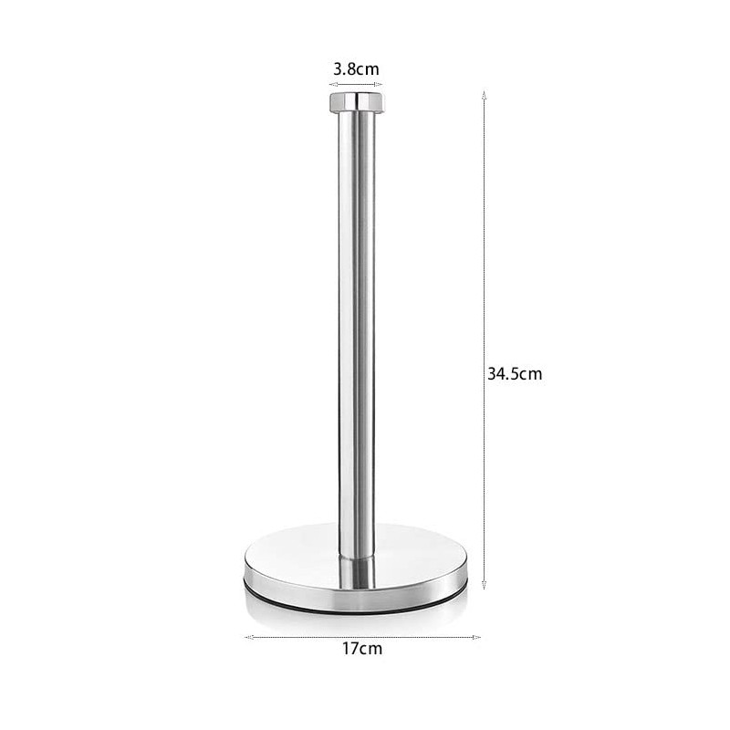 Thujopsis Kitchen Paper Holder, Won't Fall Down, One-Handed, Suction Cup
