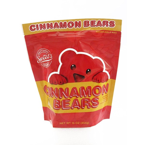 Sweet's Cinnamon Bears Stand-Pouch,16.0 Ounce Bag