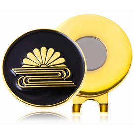 Don Flyee Golf Marker Magnet Kikusui Masashige Kusunoki Flag Alloy Hat Clip E0025