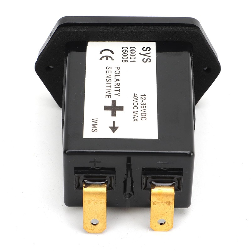 Mechanical Hour Meter DC12V to 36V High Accuracy ABS Metal