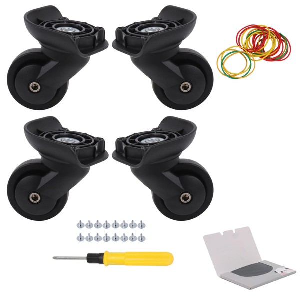 Bstinay 2 Pair 3.03 Inch Luggage Wheel W293 360 Degree