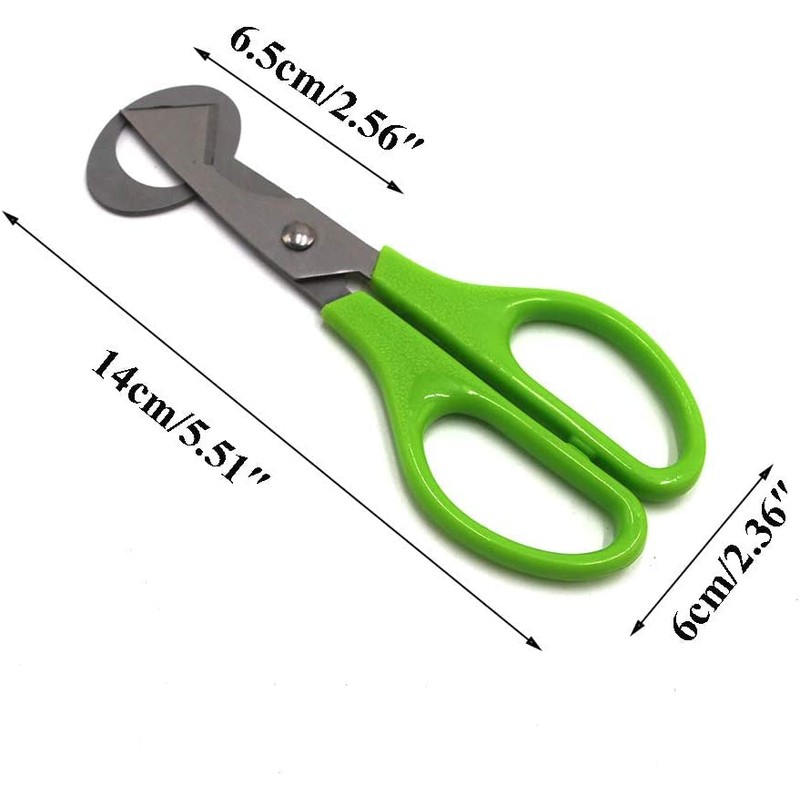 Quail Egg Scissors,(2PCS) Bird Pigeon Egg Cutter Opener Stainless Steel