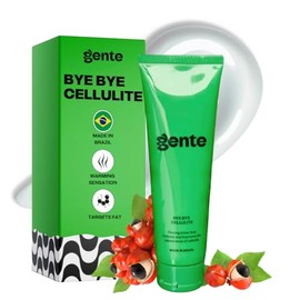 GENTE BEAUTY Gente Beauty Bye Bye Cellulite - Loción reafirmante - Eliminador de celulitis, Crema reafirmante de la piel para el cuerpo, Crema anticelulítica, Crema reafirmante del abdomen, Loción r