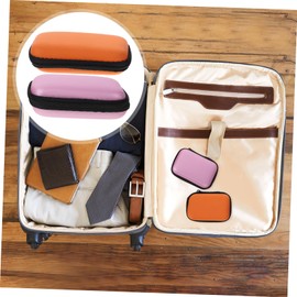 KOMBIUDA 2Pcs Portable Hard Drive Case with Durable Stylish Color Scheme Easy to Clean for Organizing Cables and Accessories for Travel Storage