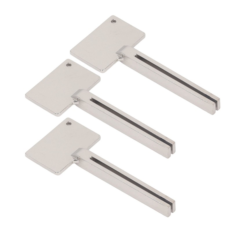 12pcs Stainless Steel Toothpaste Key Squeezer Rollers Ergonomic Heavy Duty