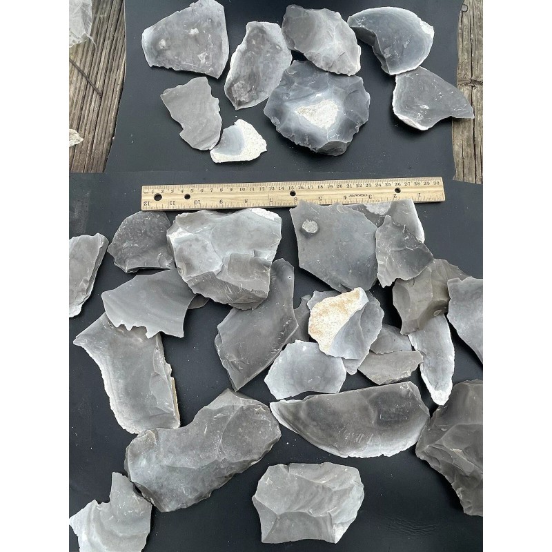 3 Pounds Of High Quality Georgetown FlintSpalls( Big Spalls) Flint
