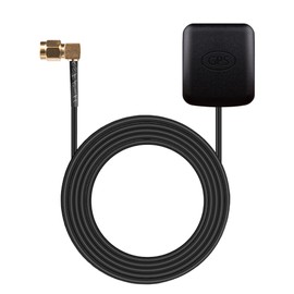 VALTRON GPS Antenna with SMA Connector, Active GPS Navigation Antenna for Car Radio, GPS Navigation System, Car Real-time Monitor, Surveillance Camera, Router Gateway (with Magnet) (V2)