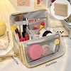 wurgocy Standing Makeup Bag, Stand up Makeup Bag Portable, Large