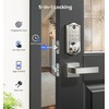 Veise Fingerprint Smart Door Lock, App Control, 7-in-1 Keyless Entry,