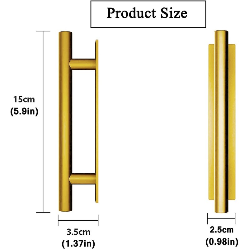 kwa heri Self-Stick Push Pull Helper Hidden Cabinet Handle ABS