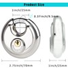 Fuaxat 10Pack Disc Locks Keyed Alike, 2-3/4"(70mm) Storage Locks for