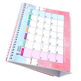 Ciieeo Desk Calendar Minimalist Standing Calendar for Organizing Events and Appointments Compact for Small Spaces Chic Design for Use