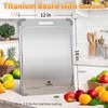 ZYBIDEAL 100% Pure Titanium Cutting Board with Grooves, Update Double