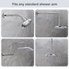 BRIGHT SHOWERS Shower Arm Extender for Rain and Handheld Shower