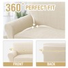 H.VERSAILTEX Jacquard Sofa Slipcover with Waterproof Seat Furniture Protector 1
