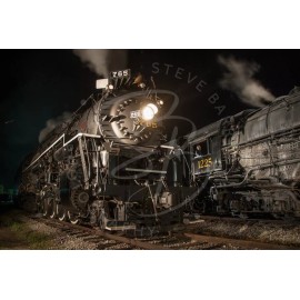 Nickel Plate Road 765 Pere Marquette 1225 Berkshires 8x12 Print Metallic Paper