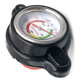 KIRO&SEEU High Pressure Radiator Cap with Temp Gauge 1.8 Bar Compatible with Hon-da CR125R CR250 CR500R CR80 CR85 CRF250L CRF450R TRX450R Rancher 420 TRX420