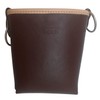Leather Gold 3875-CHOC Bolt Bag with 2 Spud Wrench Holders,