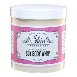 Skin Apothetique-Crema batida de soja, 16 oz, sabor vainilla y ciruela