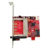 Ableconn ISAT123CF Compact Flash Bridge Board with PCIe Bracket -