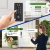 CHEN LCLILICHEN Smart Door Lock, Keyless Entry Deadbolt with Fingerprint,