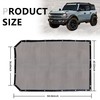 Sukemichi Sunshade for Ford Bronco,Mesh Sun Shade Bikini Top Cover