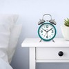 SHARP SPC851 Twin Bell Alarm Clock, Teal