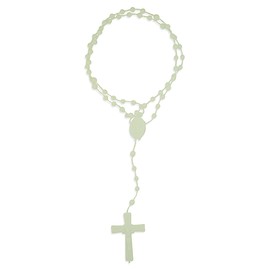 Vatican Imports Rosario económico de plástico | 10 colores brillantes | Perfecto para campamentos, grupos y retiros | Fabricado en Italia | Accesorios de oración cristiana, Plástico