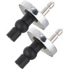 Upgraded 2 Full set Toilet Seat Hinge Fixings Top Fix