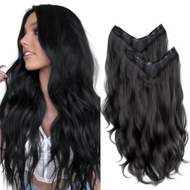 Extensiones Clip Invisible Onduladas, Juego de 2 Piezas (45cm y 60cm)