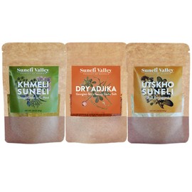 The Georgian Essence Spice Collection | Khmeli Suneli, Utskho Suneli, Dry Adjika