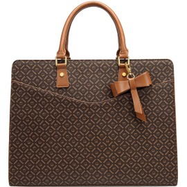 Queenoris Tote Bag for Women, 15.6 inch Laptop Large Capacity Top Handle Handbag Work Bags Computer Bag Office Briefcase