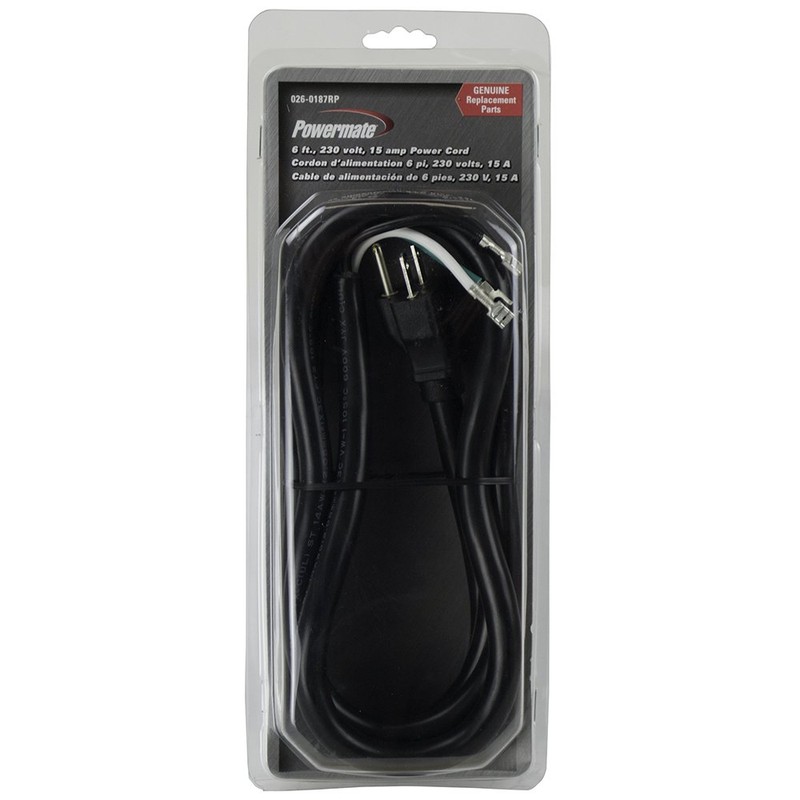 Powermate Vx 026-0187RP Power Cord - 6-Foot