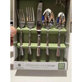 Brandani Italy  Flatware Set 20 Piece High Quality Stainless Steel NEW