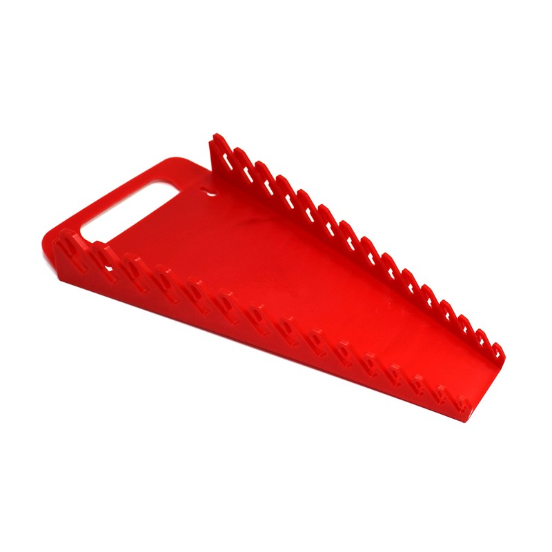 JSP Manufacturing Plastic Portable Gripper 15-Tool Wrench Organizer Tray Holder