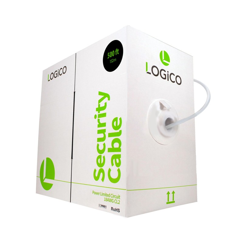 Best 500ft 18/6 Shielded CCA Security Alarm Control Wire Stranded