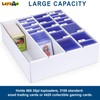 Leyzan Trading Card Storage Box, 3200 Count Cardboard Storage Box