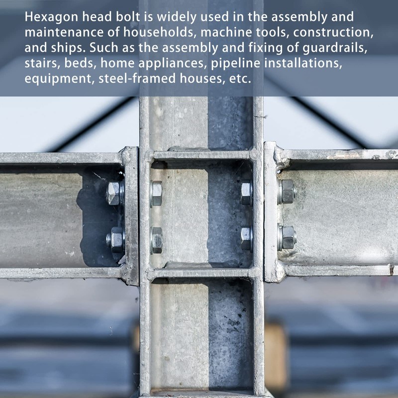 DTGN M14x35mm(DxH) Hex Bolts - 6Pack - Good for Machine