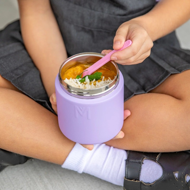 MontiiCo Insulated Food Jar 400ml, Lilac