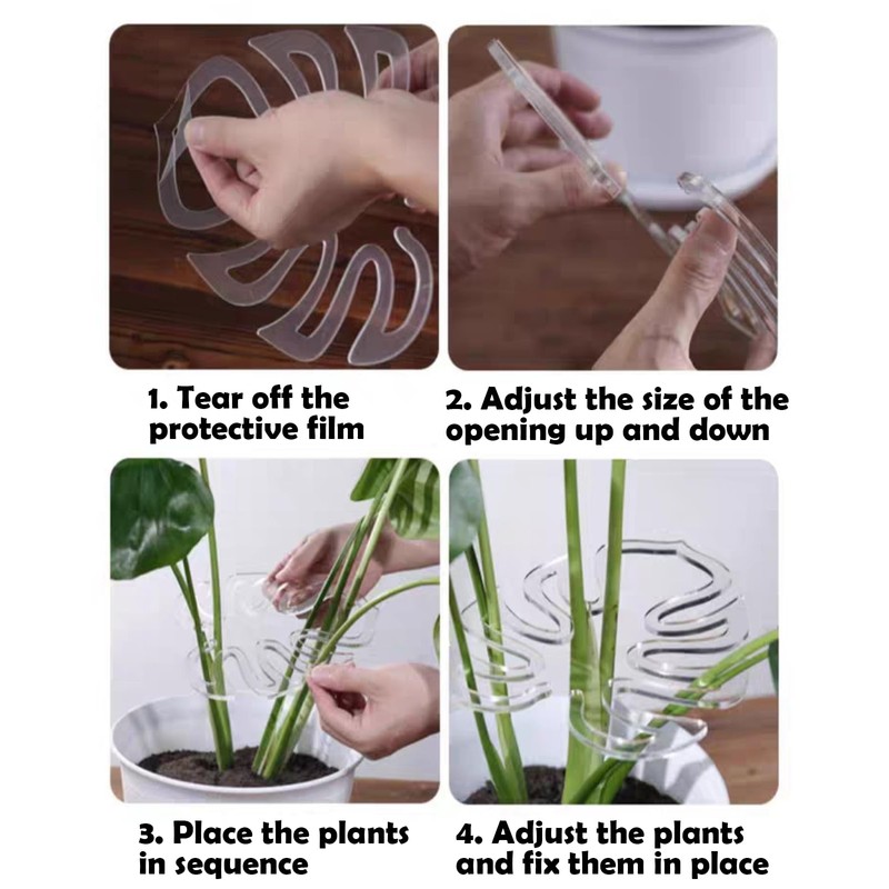 Monstera Grapple Clips | Turtle Shell Bamboo Plant Support Clamps